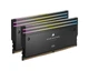 Пам'ять для настільних комп'ютерів Corsair 64 GB (2x32GB) DDR5 6600 MHz Dominator Titanium RGB Black (CMP64GX5M2X6600C32) - зображення 2