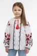 Дитяча лляна вишиванка для дівчинки Folk Moda 146 Білий (6008-213311182) - изображение 1