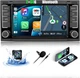 Штатная автомагнитола CAMECHO для VW Touareg Transporter TS Multivan / 7" / Сенсорная / 2/64Гб / Android 13 / Apple CarPlay / Android Auto / Bluetooth / WI-FI / GPS / USB Б/В - изображение 1
