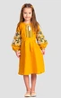 Дитяча сукня-вишиванка для дівчинки Folk Moda 122 Гірчичний (6013-254711171) - изображение 1