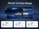 Автомобильное зарядное устройство UGREEN EC705 2xUSB-C PD/USB QC3.0 130W Gray (35025) - изображение 6