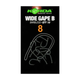 Крючки безбородые Korda Wide Gape Barbless №8 10шт (KWGB8) - изображение 1
