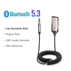 Bluetooth-адаптер UGREEN CM309 Bluetooth Car Receiver Aux с микрофоном Space Gray (2000129) - изображение 8