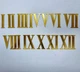 Цифры из зеркального золотого акрила для настенных часов 4 см (6591) - изображение 1