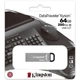 Флеш-накопичувач Kingston DataTraveler Kyson 64Gb USB3.2 Silver-Black (DTKN/64GB) - зображення 3