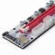 Райзер T-Riser PCI-E 1x to 16x 60cm v.08 6-pin/Molex/Sata White Б/у - изображение 4