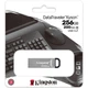 Флеш-накопитель Kingston USB3.2 256GB DataTraveler Kyson Silver/Black (DTKN/256GB) - изображение 3