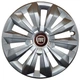 Автомобильные колпаки на колеса FIAT RED R16 №434 SJS серебристые комплект 4шт TR0306712 - изображение 1
