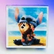 Мило парфумоване Stitch 90 синій чорниця - изображение 1