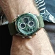 Чоловічий тактичний годинник Naviforce водостійкий Fly Army Hook Green 46 мм 2 ремінці - зображення 6