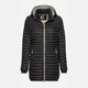 Куртка демісезонна подовжена з капюшоном жіноча Camel Active Jacket 320060-9E50-09 38 Чорна (4064478865727) - зображення 6