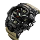 Наручний годинник Skmei 1155 Black-Khaki - зображення 2