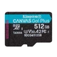 Карта пам'яті microSDXC (UHS-1 U3) Kingston Canvas Go! Plus 512Gb class 10 A2 V30 (R200MB/s, W-160MB/s) (SDCG4/512GBSP) - изображение 1