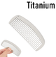 Титановая карманная расческа Titanium для бороды, усов и волос GF110 - изображение 1