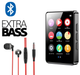 MP3 / MP4 плеер Bluetooth + вакуумные наушники. Мп3 / Мп4 плеер с блютуз для спорта, бега Jood U22-F7 - изображение 1