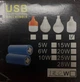 Светодиодная 120W/10W лампа-фонарь со встроенным двойным аккумулятором 1200mAh белая - изображение 2