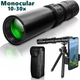 Компактний монокуляр об'єктив 10-30x Monocular + Кріплення телефону. Телескоп для спостереження - зображення 1
