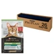 Влажный корм для кошек Purina Pro Plan Adult Sterilised Maintenance Кусочки с говядиной 26х85г - изображение 1