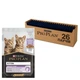 Влажный корм для котят Purina Pro Plan Kitten Nutrisavour Кусочки с индейкой 26х85г - изображение 1