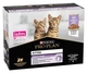 Упаковка влажного корма для котят Purina Pro Plan Kitten Healthy Start кусочки в соусе с индейкой 10 x 85 г (Мультипак) - изображение 1
