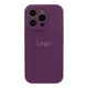Чохол Silicone Case Full Size with Frame для iPhone 16 Pro Колір 43.Grape - изображение 1