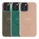 Чохол AG-Glass Chrome Camera with Magsafe для iPhone 12/12 Pro Колір Blue - изображение 2