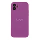 Чохол Silicone Case Full Size with Frame для iPhone 12 Колір 43.Grape - изображение 1