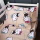 Комплект постельного белья в кроватку детский Mirson 110х140 см Kids Time 17-0866 Hello Kitty Style Бязь (2200012065464) - изображение 2