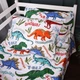 Комплект постельного белья Mirson Полуторный 143х210 см Kids Time 17-0868 Dino World Бязь (2200012066911) - изображение 3