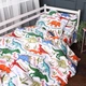 Комплект постельного белья Mirson Полуторный 143х210 см Kids Time 17-0868 Dino World Бязь (2200012066911) - изображение 4