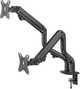 Настільне кріплення Gembird Double Monitor 17-32" Black (MA-DA2P-02) - зображення 2