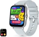 Смарт-часы UHOOFIT Smart Watch: Bluetooth-звонки, Голосовой помощник, Музыка — Ваш интеллектуальный стиль (Серебристый) - изображение 2