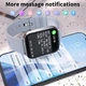 Смарт-часы UHOOFIT Smart Watch: Bluetooth-звонки, Голосовой помощник, Музыка — Ваш интеллектуальный стиль (Серебристый) - изображение 7