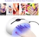 Профессиональная УФ/LED лампа для маникюра NAILGIRLS 48 Вт, портативная сушилка для гель-лака, смарт-датчик, 3 таймера, белая - изображение 7
