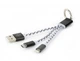 Кабель Cablexpert (CC-USB2-AM8PmB-01-MX) USB 2.0 - Lightning/MicroUSB, 0.1м - изображение 2