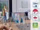 Напольная сушилка для белья Leifheit 81650 Pegasus 180 Solid Maxx blau - изображение 3