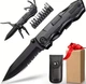 Сталевий Мультитул Pro100Tool 14 в 1 складний мультиінструмент кишеньковий туристичний Плоскогубці Ніж Біти викрутка для велосипеда кемпінгу чохол Подарунок чоловіку Чорний - зображення 15