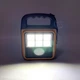 Фонарь аккумуляторный светодиодный LED COB с солнечной панелью и функцией Power Bank, портативный ручной фонарь-прожектор с 4 режимами света для дома, дачи, кемпинга, USB-зарядка, A-2301D-Orange - изображение 7
