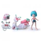 Детская кукла "Красавица Пинк на скутере" 4SF Manga Dolls HKTF3000 серии "Hello Kitty" - изображение 2