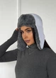 Жіноча тепла шапка вушанка з хутряним оздобленням Winter Comfort INNOE 950002-1 Білий - изображение 3