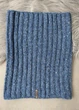 Жіночий зимовий бафф снуд в’язаний Classic Knit INNOE 950642-1 Блакитний - изображение 9