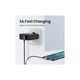 Дата кабель USB 2.0 AM to Type-C 1.0m US176 Both Angled 3A (Black) Ugreen (20856) - изображение 5