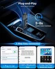 Бездротовий автомобільний адаптер CarPlay Android Auto ESSGOO 2-в-1, підтримка iOS 10+ і Android 11+, Карплей чорний - зображення 5