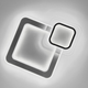 Светильник потолочный светодиодный LUMINARIA MERVIN 75W 7500Лм S ON/OFF WHITE/BLACK 220V IP20 480х480х70мм - изображение 5