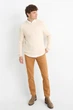 Штани slim fit C&A 2223156c43 W34L34 коричневі (100006871) - зображення 4