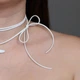 Чокер На Шею С Белым Кулоном Птицы Голубя Горлицы, Ручная Работа, Шнур Замшевый Белый 150 См (329794) - изображение 2