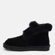 Женские угги низкие кожаные с мехом Restime YWZ23004 36 24 см Black (2036000097014) - изображение 4