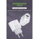 Зарядний пристрій MadeInFuture MFS12 12W 1xUSB-A + 1xUSB-C + cable USB-A to Lightning White (MIF82823) (322250) - зображення 2