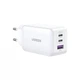 Зарядное устройство Ugreen 1xUSB + 2xUSB-C 65W GaN CD244 white (15334) (323115) - изображение 1