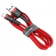 Дата кабель USB 2.0 AM to USB-C 1.0m Cafule 3A red+red Baseus (CATKLF-B09) (321292) - изображение 1